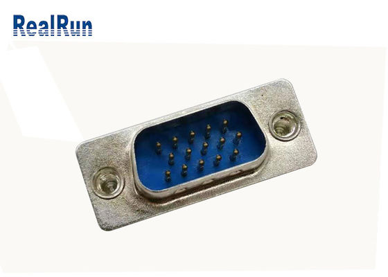 HDP 15 Pin PBT Male Header D SUB Connector UL94V-0 Solder
