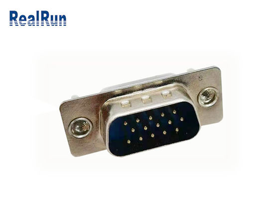 HDP 15 Pin PBT Male Header D SUB Connector UL94V-0 Solder