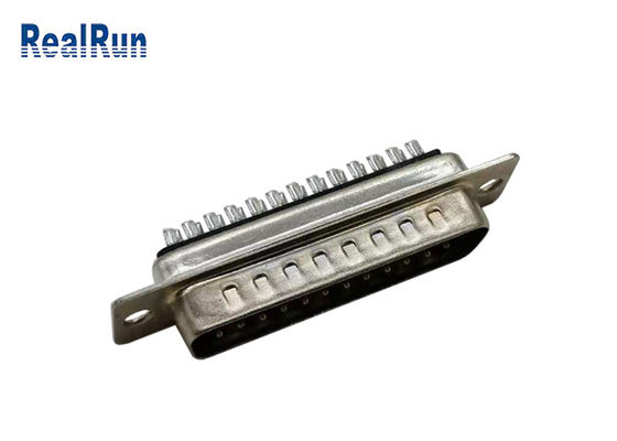 DB 25 Solder D Type VGA Cable Connector PCB Surface Mount PBT
