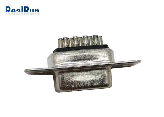 Solder DB 9 Pin Female Header VGA D Sub Connector SGS For PCB