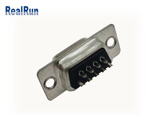 Solder DB 9 Pin Female Header VGA D Sub Connector SGS For PCB