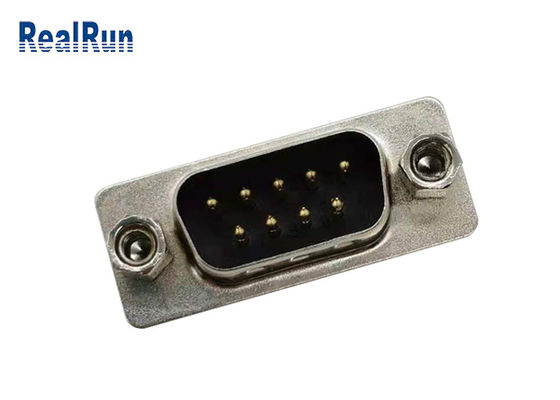 DP Male 1A 9 Pin ISO9001 D Sub Connector PBT 180 Degree Vga