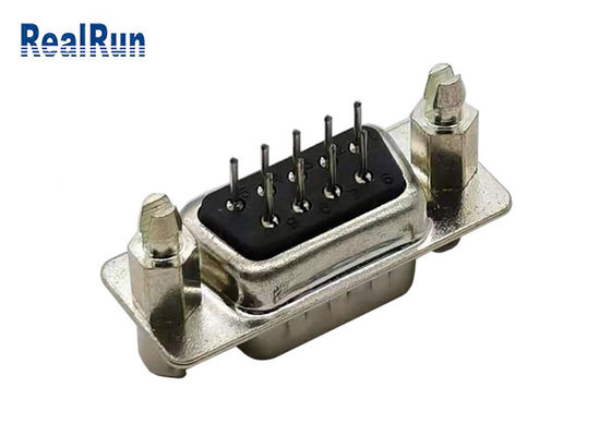 DP Male 1A 9 Pin ISO9001 D Sub Connector PBT 180 Degree Vga