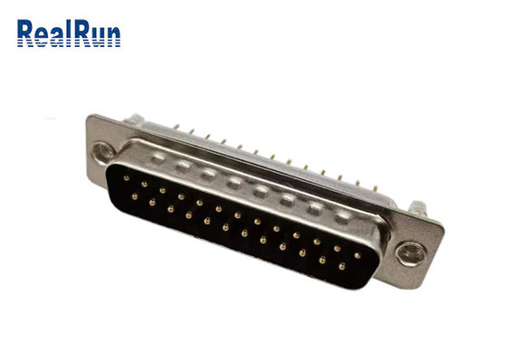 UL94V-0 500VAC D Sub Connector DP 25 Pin VGA  Dual Row DIP