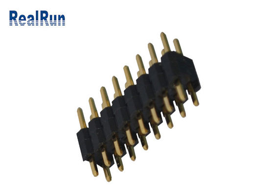 Dual Row PA6T 3.0A DIP Pin Header Connector 2.54mm Pitch