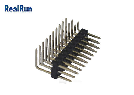 PBT 2.54mm Surface Mount Male Connector Three Row Pin Header