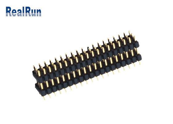 UL94V-0 2.54mm Pitch Male Pin Header Dual Plastic DIP Header Connector