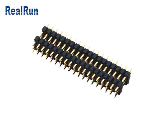 UL94V-0 2.54mm Pitch Male Pin Header Dual Plastic DIP Header Connector