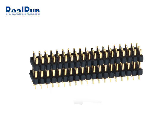 UL94V-0 2.54mm Pitch Male Pin Header Dual Plastic DIP Header Connector