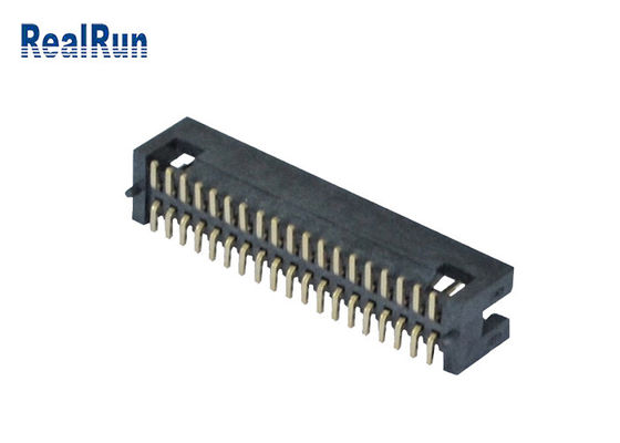 PA6T 1.27mm Pitch SMT Box Header Double Row Right Angle  2*19 Pin UL94V-0