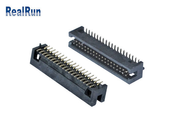 PA6T 1.27mm Pitch SMT Box Header Double Row Right Angle  2*19 Pin UL94V-0