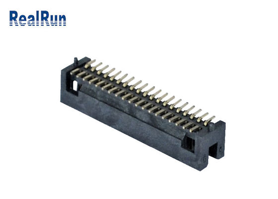 PA6T 1.27mm Pitch SMT Box Header Double Row Right Angle  2*19 Pin UL94V-0