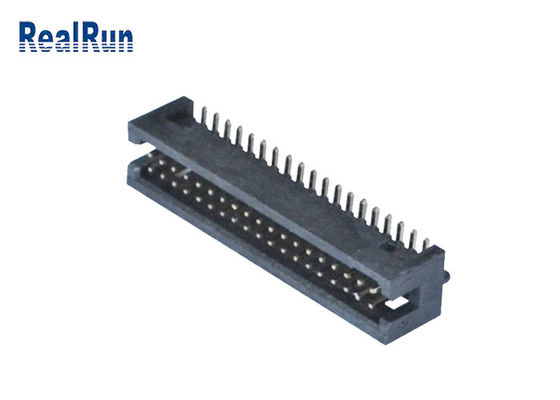 PA6T 1.27mm Pitch SMT Box Header Double Row Right Angle  2*19 Pin UL94V-0