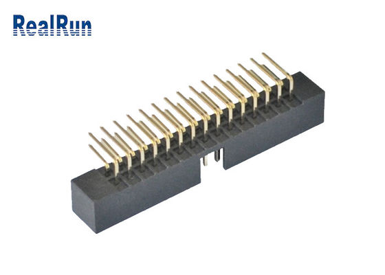 2.0mm Solder PBT Box Header Connector 30 Pin IDC Male Connector 90 Degree