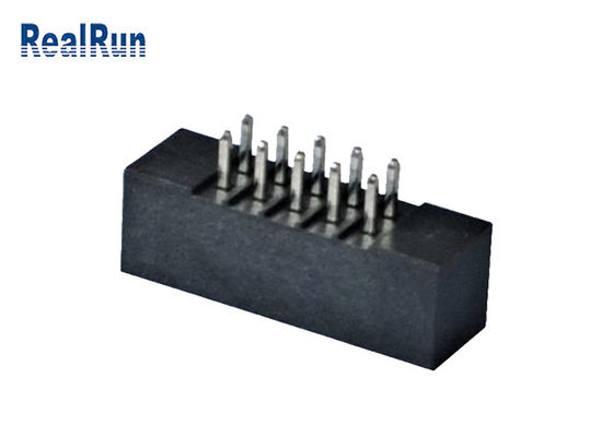 UL94V-0 2.54mm Pitch DIP Box Header 18 26 Pin Connector PA6T PBT