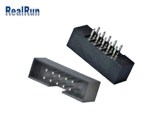 UL94V-0 2.54mm Pitch DIP Box Header 18 26 Pin Connector PA6T PBT