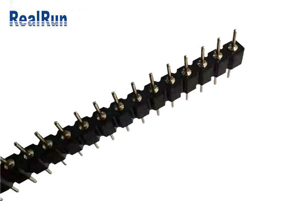 2.54mm DIP PCB Round Pin Male Header Gold Terminal Connector