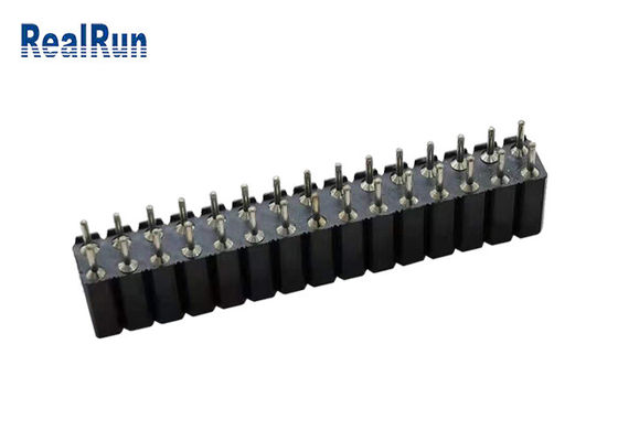 SGS 30P Round Pin Female Header 2.54mm Pitch Dip Tin Plated