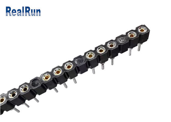 Pitch 2.54mm 180 Degree Straight Pin Header UL94V-0 1*30 Pin