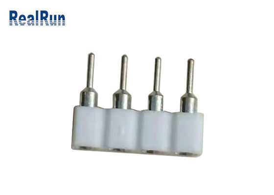 2.54mm Gold 1000V RMS Female Terminal Connector 1 Row 4P Dip