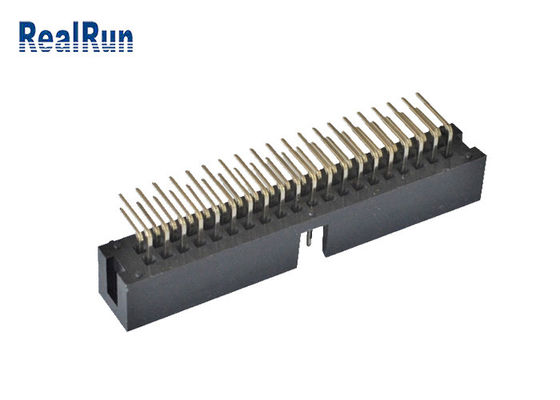 Vertical PCB 2.54mm SMT Box Header 2*4 8 Pin Machined Solder PA6T