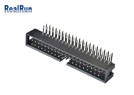 Vertical PCB 2.54mm SMT Box Header 2*4 8 Pin Machined Solder PA6T