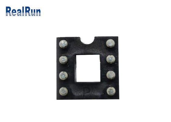 Pitch 2.54mm IC Socket Female Header Connector UL94V-0 Straight 8P