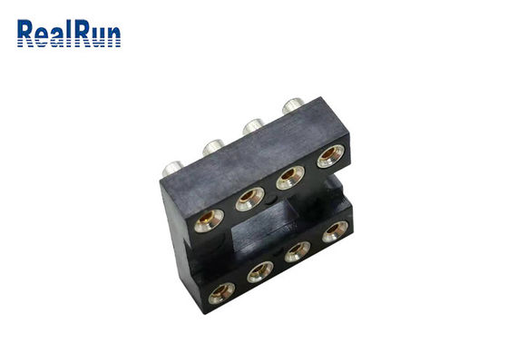 Pitch 2.54mm IC Socket Female Header Connector UL94V-0 Straight 8P