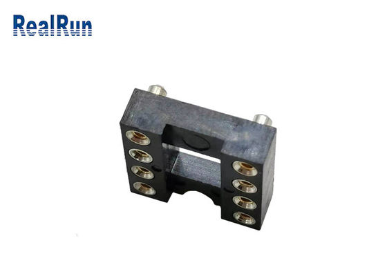 Pitch 2.54mm IC Socket Female Header Connector UL94V-0 Straight 8P