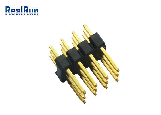 PA6T 2.54mm Pitch Solder Header Connector 3*4 12 Pin 180° DIP