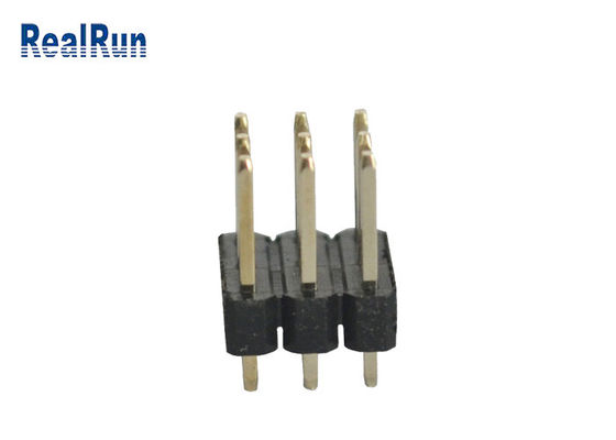 PA6T 2.54mm Pitch Solder Header Connector 3*4 12 Pin 180° DIP