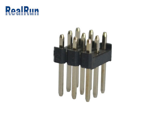 PA6T 2.54mm Pitch Solder Header Connector 3*4 12 Pin 180° DIP