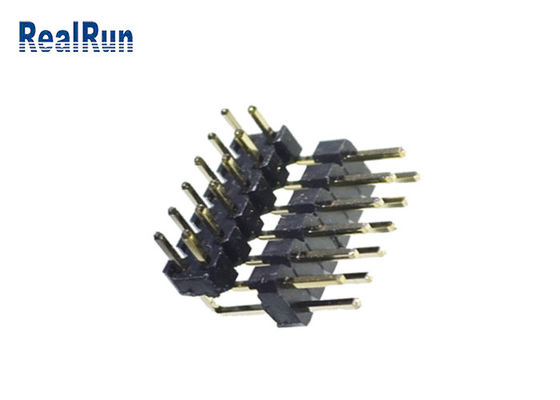 H2.0 Brass PBT PA6T Pin Header Connector Dual Row 2*6 Pin SGS