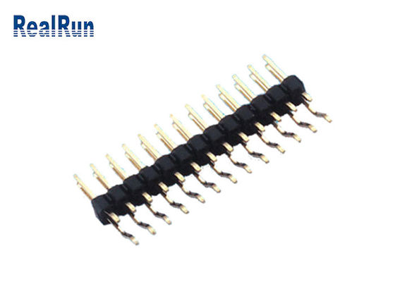 SMD 1000VAC PA6T Horizontal Pin Header Gold Flash 36 Pin PA6T