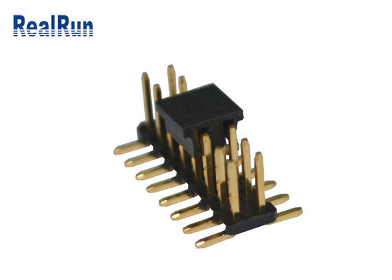 LCM LED UL94V-0 SMT Pin Header Brass Board To Board Connector PA6T