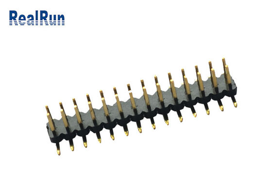 ISO9001 3.0A Brass Pin Header Connector PA6T Double Row Header Connector