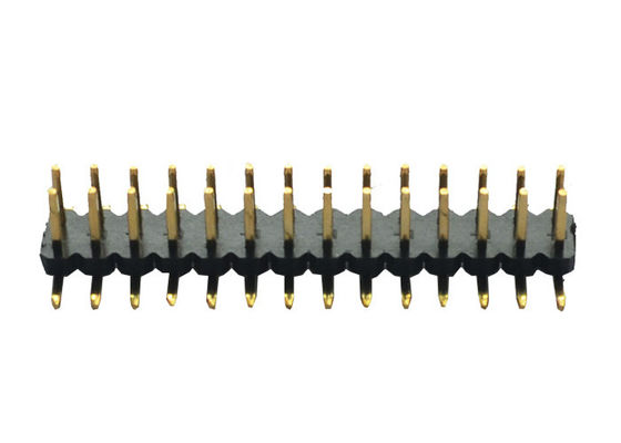 ISO9001 3.0A Brass Pin Header Connector PA6T Double Row Header Connector