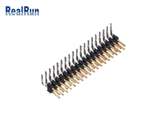 2*18P PBT SGS Pin Header Connector UL94V-0 DC500V Dual Row Pin Header