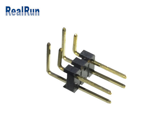 LCP PA6T PBT Pcb Header Connector UL94V-0 Dual Row Header Connector
