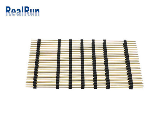 LCP Straight PA6T PBT Pin Header Connector Thermoplastic UL94V-0