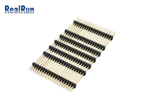 LCP Straight PA6T PBT Pin Header Connector Thermoplastic UL94V-0
