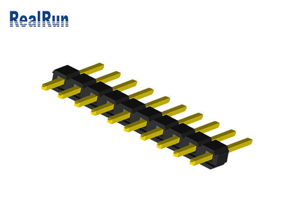 1x10P UL94V-0 Single Row Pin Header  PA6T PBT PCB Board Connector