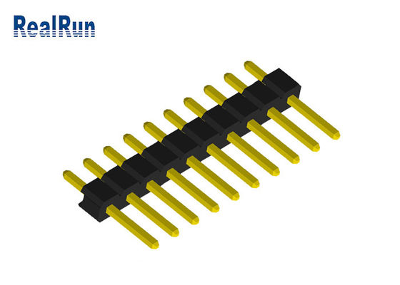 1x10P UL94V-0 Single Row Pin Header  PA6T PBT PCB Board Connector