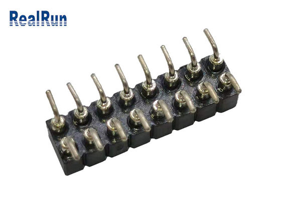 PBT PA6T PPS L7.40 Female Header Connector 2.54mm Pitch SMT SMD ISO9001