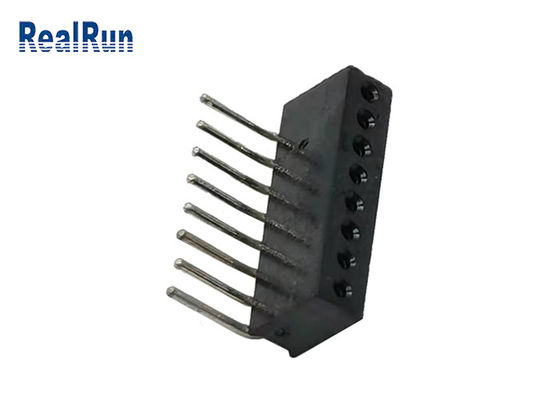 PA6T PPS Height 4.1mm Round Pin Header L8.6mm Right Angle