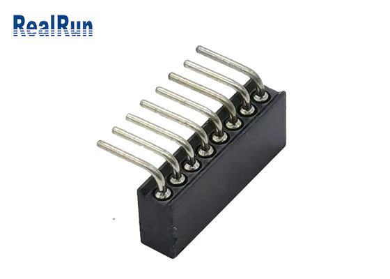 PA6T PPS Height 4.1mm Round Pin Header L8.6mm Right Angle