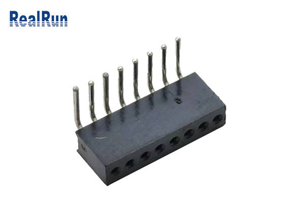 PA6T PPS Height 4.1mm Round Pin Header L8.6mm Right Angle