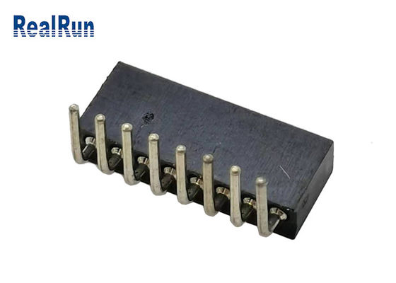 PA6T PPS Height 4.1mm Round Pin Header L8.6mm Right Angle