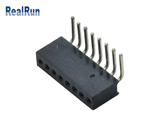 PA6T PPS Height 4.1mm Round Pin Header L8.6mm Right Angle