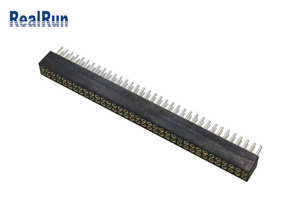 PPS LCP Round Female Pin Header UL94V-0 Polyester Brass H59-3 PA6T